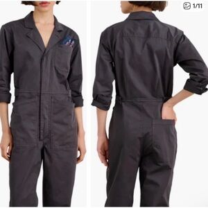 Dark Gray Coverall Jumpsuit